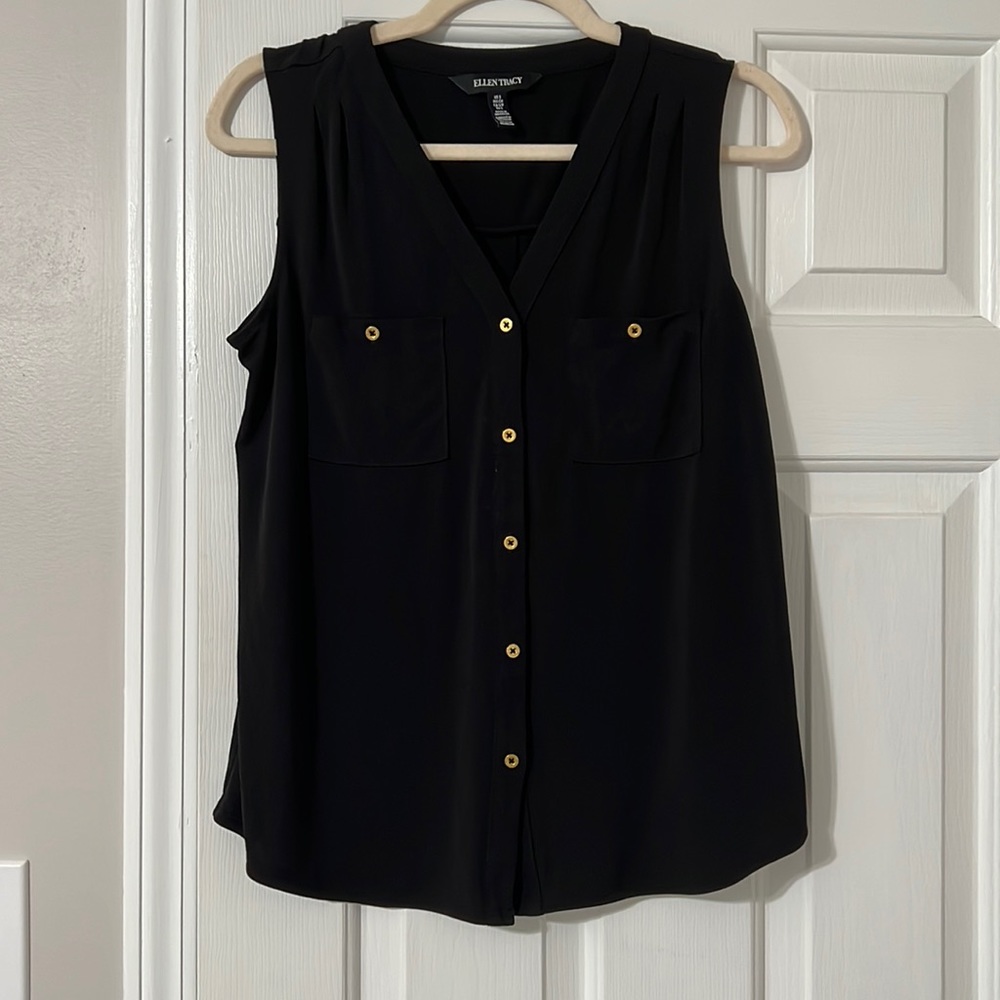 Black tank top